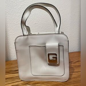 Vintage White Mini Guess Purse